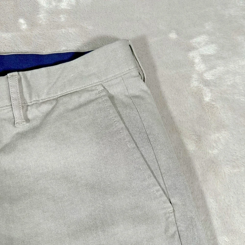 J. Crew Oxford Tech Pants Mens 33x34 Gray 770 Straight Performance Golf Chino